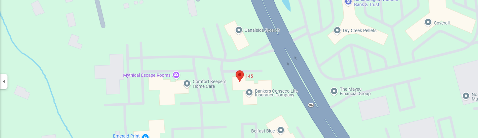 Contact Us Page Map